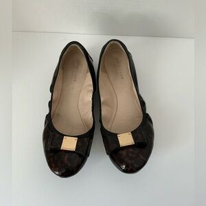 Cole Haan Women’s Tali Bow Ballet Flats Tortoise Size 8.5